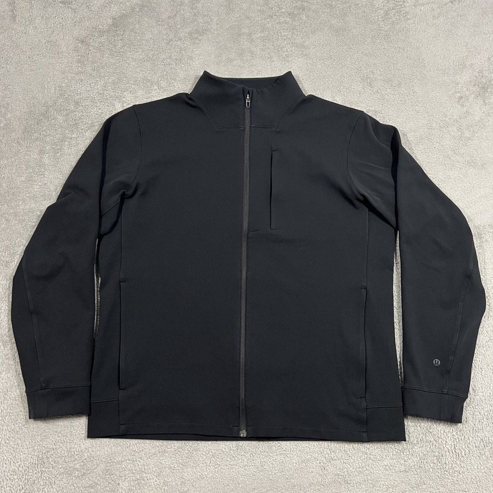 Lululemon Sojourn Jacket Mens XL Black Full Zip